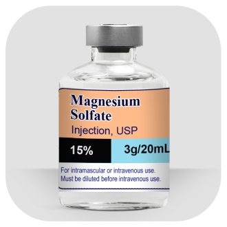 ویال منیزیوم سولفات%15